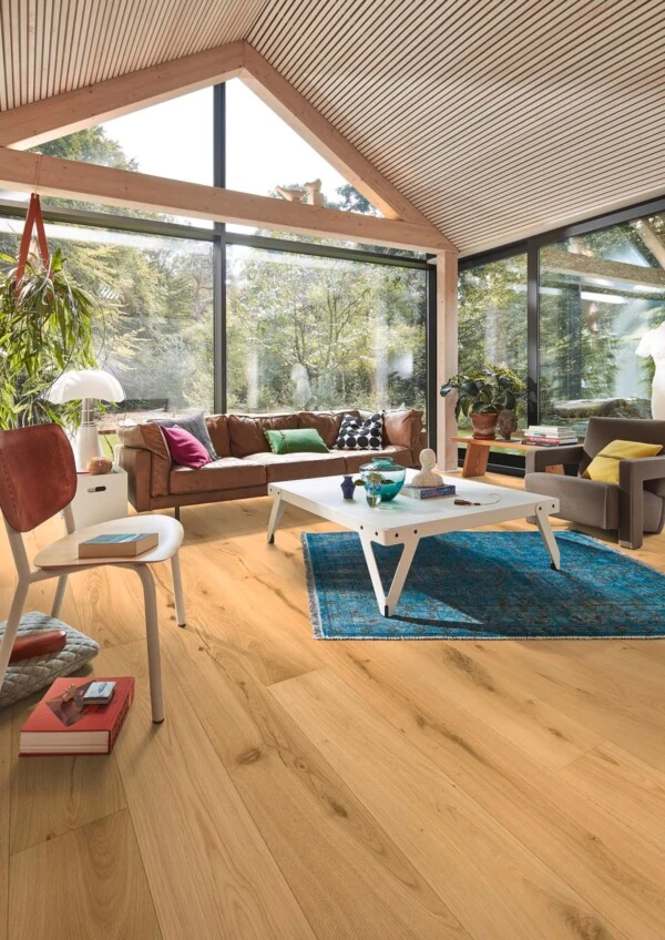 Ambiente de referencia con parquet